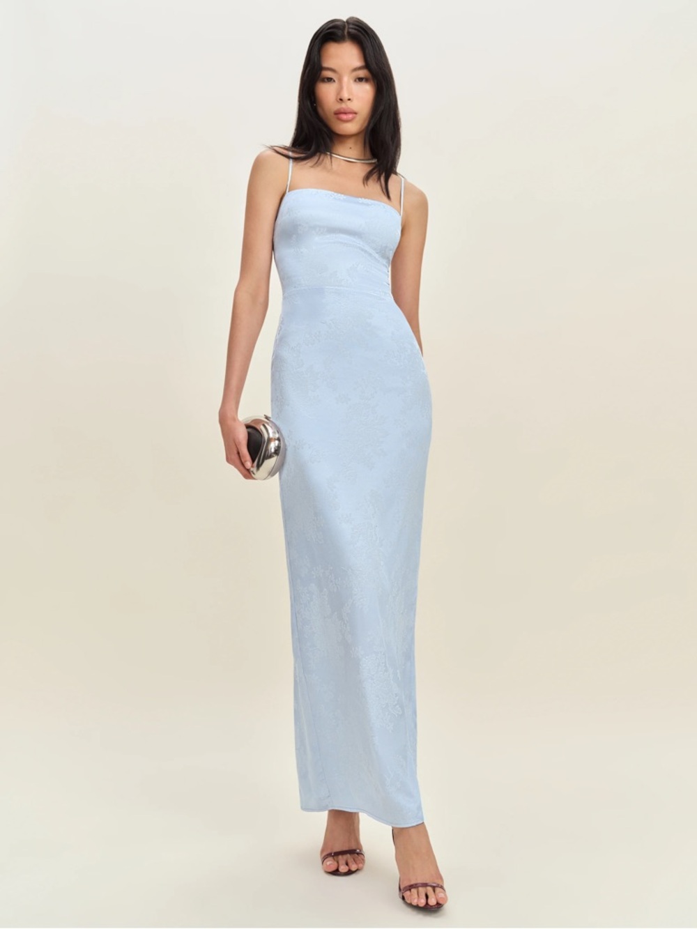 Reformation Frankie Dress Ice Blue Size 0